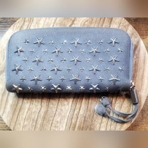 Jimmy Choo Filipa Leather Star Wallet